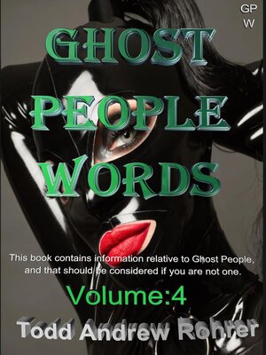 cover image of Ghost People Words